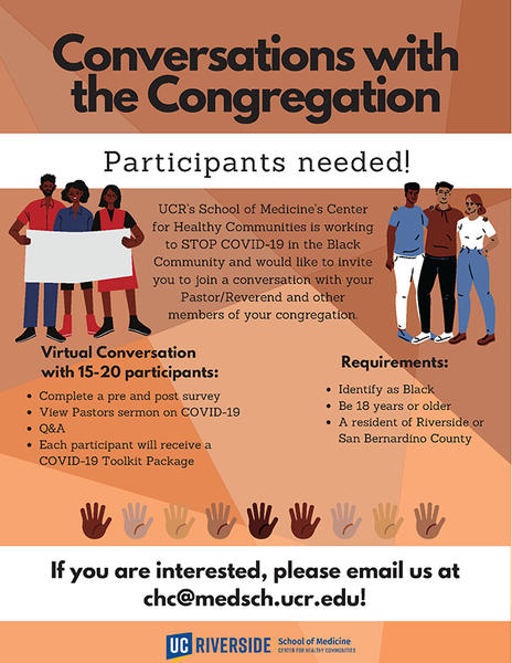 conversations with the congregation flyer