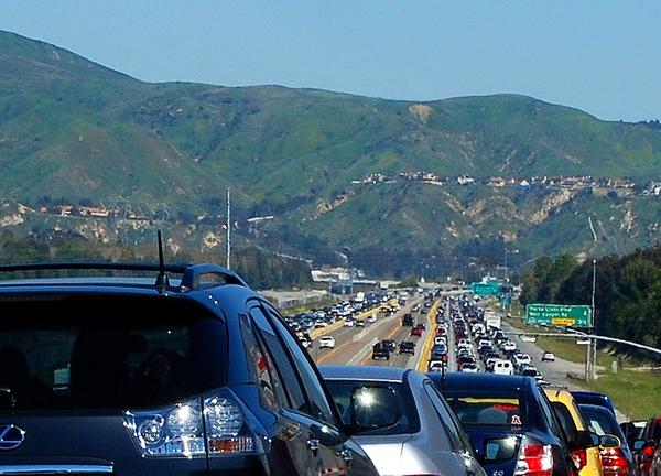 Traffic on the freeway